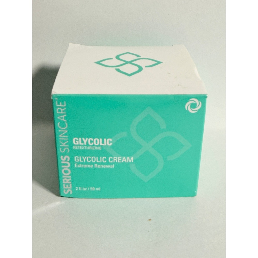 Serious Skincare Glycolic Retexturizing Glycolic Cream Extreme Renewal 2oz NEW
